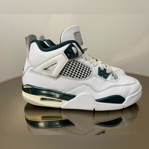 Air Jordan 4‎ Retro White/Oxidized Green Size 4.5Y